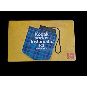 Vintage Kodak Pocket Instamatic 10 Camera Outfit w/‎ Magicube Extender